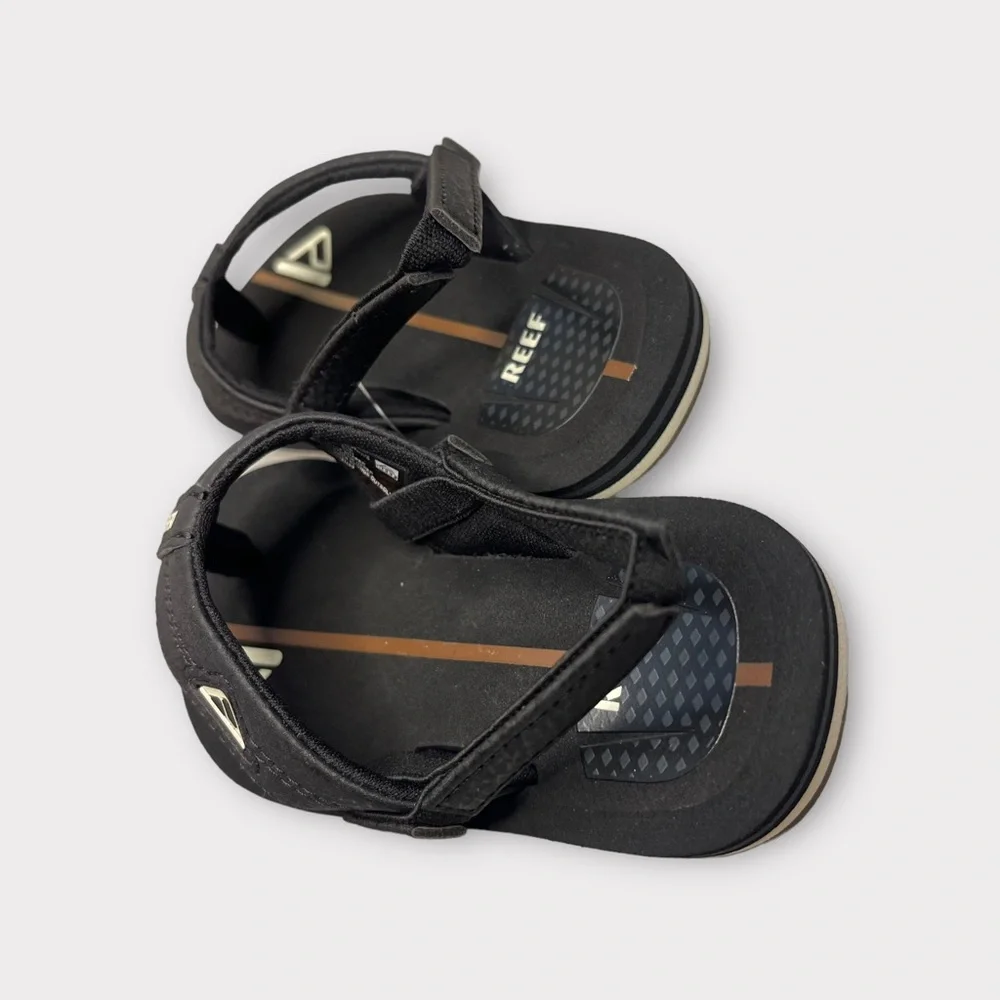 Reef Little Shaper Black Sandals